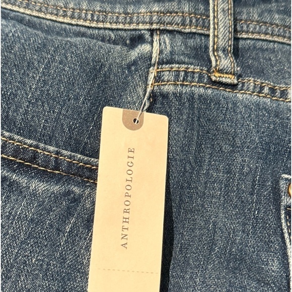 ANTHROPOLOGIE Pilcro Low Rise Slim Boyfriend Denim Shorts Size 32 NEW - Picture 7 of 8